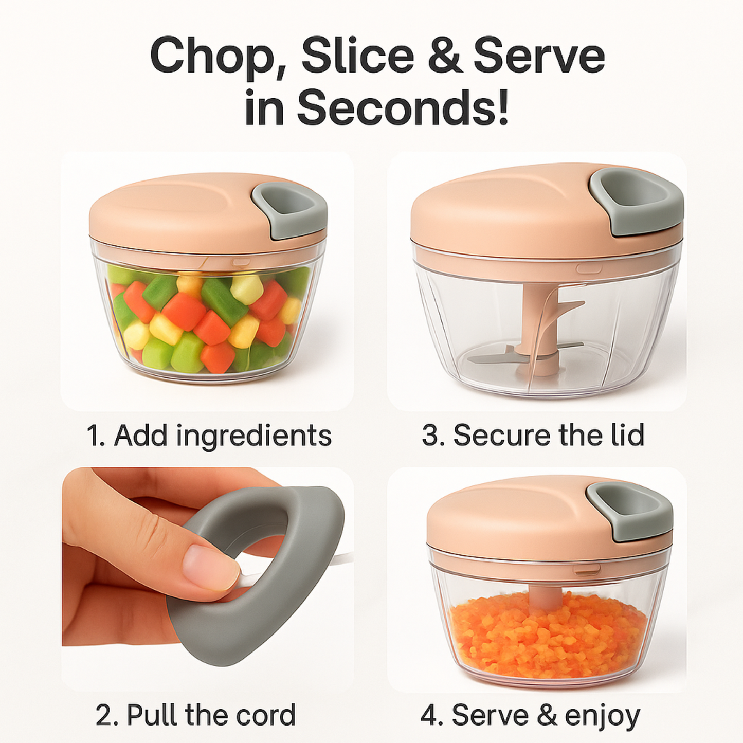 Manual Food Chopper