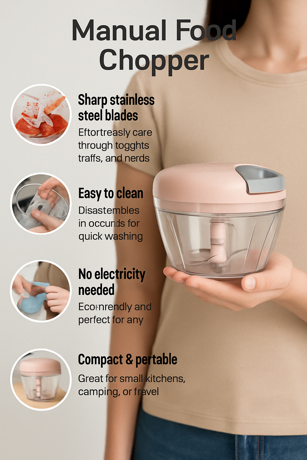 Manual Food Chopper
